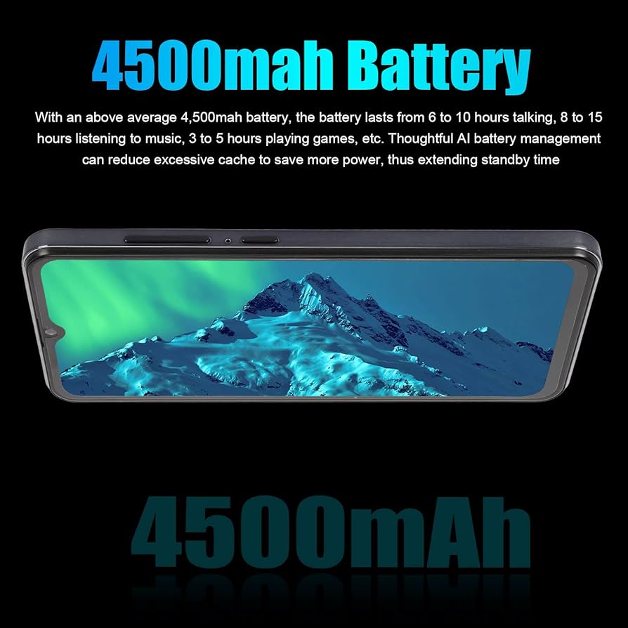 Amazon | 4Gロック解除スマートフォン、Android12用M13 6.53
